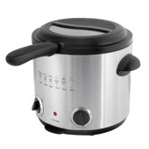 1.5 Litre Family Deep Fryer in Brushed Stainless Steel