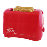 2 Slice 'Toast' Toaster in Red