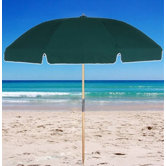7.5' Ash Wood Center Pole Beach Umbrella