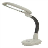 EasyEye 2-Tube Desk Lamp with Ionizer - Gray