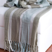 Acrylic Herringbone Throw
