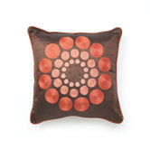 T-2352D 18" Decorative Pillow in Chocolate