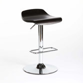 Pena Hydraulic Barstool in Dark Brown