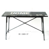 School Distressed Console Table