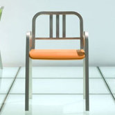 Nine-0 Stacking Dining Arm Chair