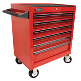 27 Pro 6 Drwr Rolling Cab - Red