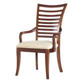 Hudson Street Slat Back Arm Chair