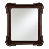 European Farmhouse Rounded Captains Fluted Edge Mirror