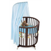 Sleepi Mini Bassinet Bedding Collection in Green Tales