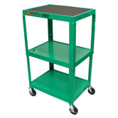 Adjustable Height  Open Shelf Table