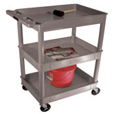 Three Tub Shelf Utility Cart