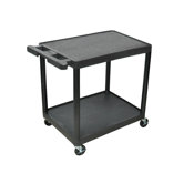 34.25'' 2 Shelf Utility Cart