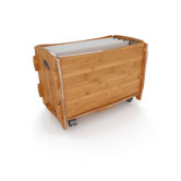 Sustainable Bamboo File Cart