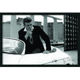 James Dean Car Framed Print