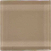 Legacy Glass 1" x 1" Solid Mosaic Tile in Dune