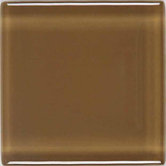 Legacy Glass 2" x 4" Brick Joint Mosaic Tile in Leather
