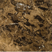 Natural Stone 12" x 12" Marble Tile in Marrone Emperador Dark