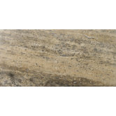 Natural Stone 12" x 24" Vein Cut Travertine Plank in Silver