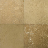 Natural Stone 24" x 24" Crosscut Travertine in Noce Classic