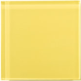 Lucente 4" x 4" Glass Tile in Sunflower