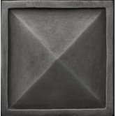 Renaissance 4" x 4" Capri Accent Tile in Antique Nickel