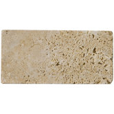 8" x 12" Tumbled Travertine in Mocha
