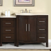 Kimberly 54" Single Sink Bathroom Vanity Cabinet
