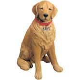 Life Size Large Golden Retriever Sculpture