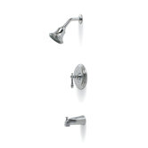Charlestown Single Handle Volume Control Tub and Shower Faucet
