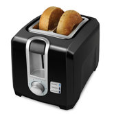 2 Slice Toaster in Black