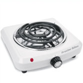 Single Burner in White