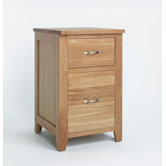 Sherwood Oak Two Drawer Filing Cabinet