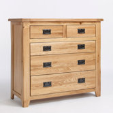 Westbury Reclaimed Oak 2 Over 3 Drawer Chest