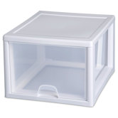 27 Quart Clear Stacking Drawer 23108004