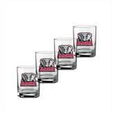 Collegiate 14 Oz Alabama Glass (Set of 4)