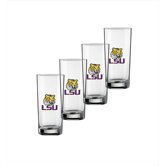 Collegiate LSU 16 Oz Glass (Set of 4)
