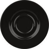 Fun Factory Coffee and Tea Saucer in Black
