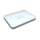 Large Cut and Carve Chopping Board in White