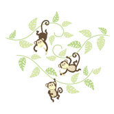Monkeying Around Wall Art Kit
