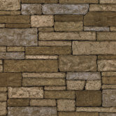 Textures, Techniques and Finishes Stone Wall Wallpaper in Beige Caf&eacute;