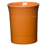 Tangerine Utensil Crock