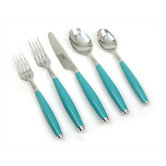 DO NOT SET LIVE!DO NOT SET LIVE!5 Piece Flatware Place Setting in Turquoise