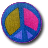 Peace Purple 4 Drawer Knob