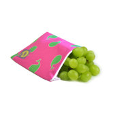 Snack Happened Reusable Snack Bag in Whale Watching Pink