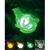 Solar Frog with Color Change Lighting