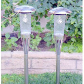 3 Ways LED Solar Torch Lights. (Set of 2)