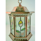Large 1 Light Closed Flower Garden Landscape Light