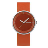 Franco Watch with Orange Leather Band
