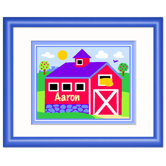 Country Farm Personalized Framed Print