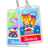 Big Top Personalized Name Tag Set